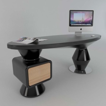 Stonehenge Desk by Zad Italy | designer Alberto Recchia