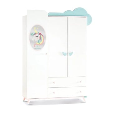 Armoire Licorne : Un monde de magie pour la chambre