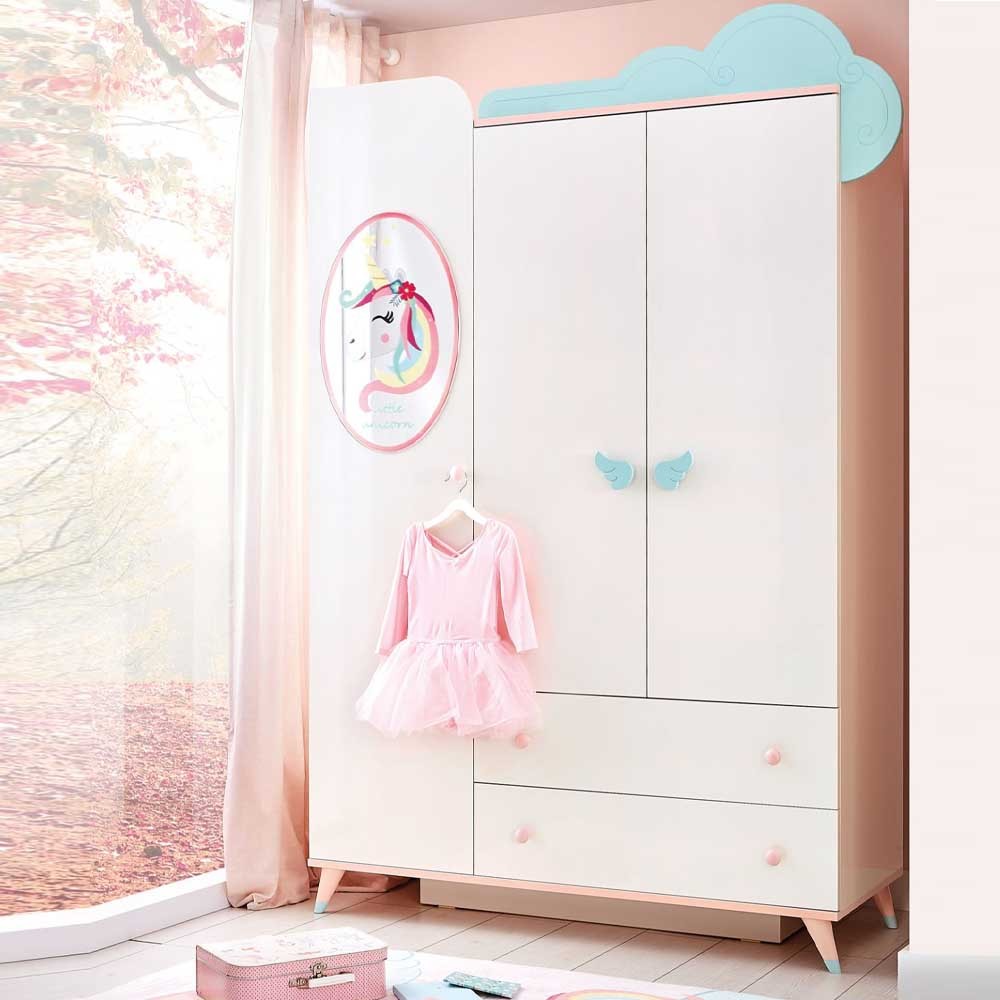 Armoire Licorne : Un monde de magie pour la chambre