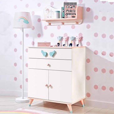 Commode Licorne : Magie et Fonctionnalité pour la Chambre des Enfants