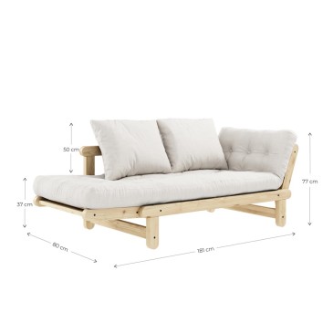 Sofá-cama Beat: conforto e design nórdico para sua sala