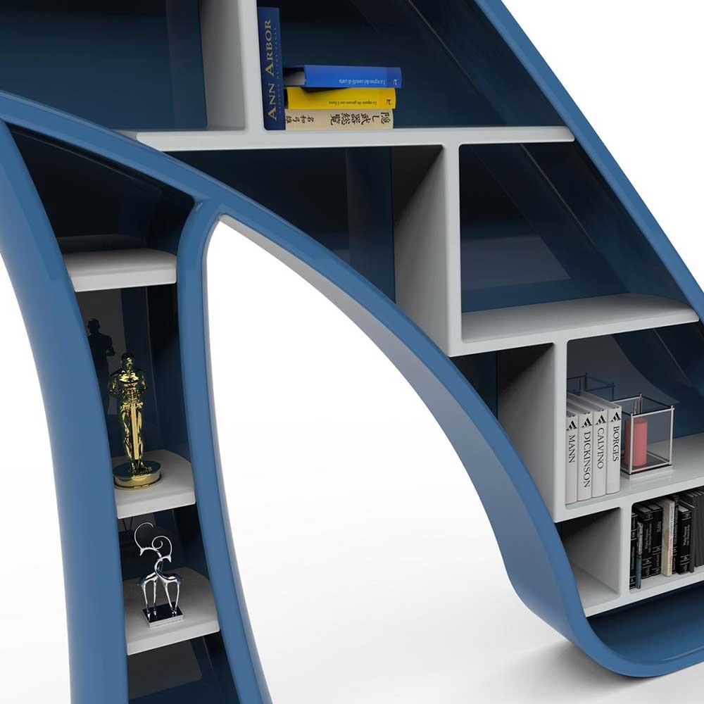 Iconic Lady bookcase by Zad Italy | designer Corazza Robereto