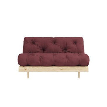 Roots Sofa Bed 140/160 in Pine Wood - Chaise Longue and Bed