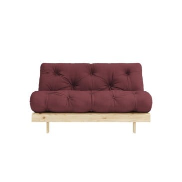 Roots Schlafsofa 140/160 aus Kiefernholz – Chaiselongue und Bett