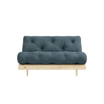 Roots Sofa Bed 140/160 in Pine Wood - Chaise Longue and Bed