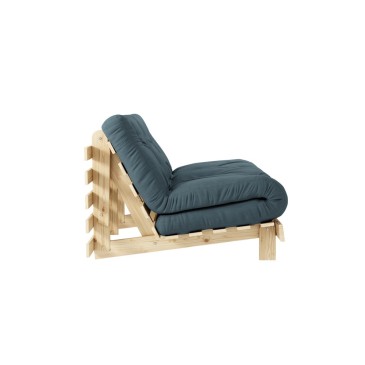 Roots slaapbank 140/160 in grenenhout - chaise longue en bed