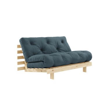 Roots slaapbank 140/160 in grenenhout - chaise longue en bed