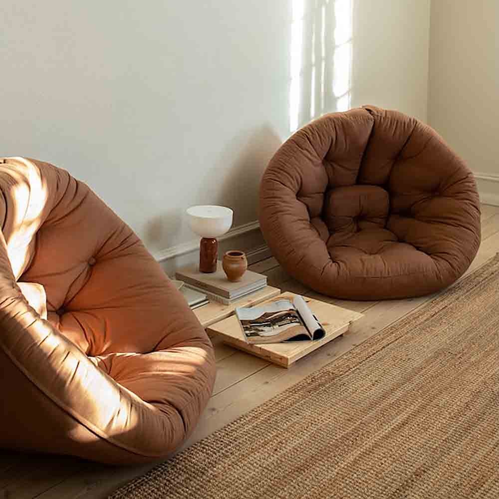 Crescent Futon Karup Design: Sillón relajante hecho a mano y versátil