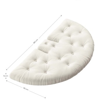 Crescent Futon Karup Design : Fauteuil relaxant fait à la main et polyvalent