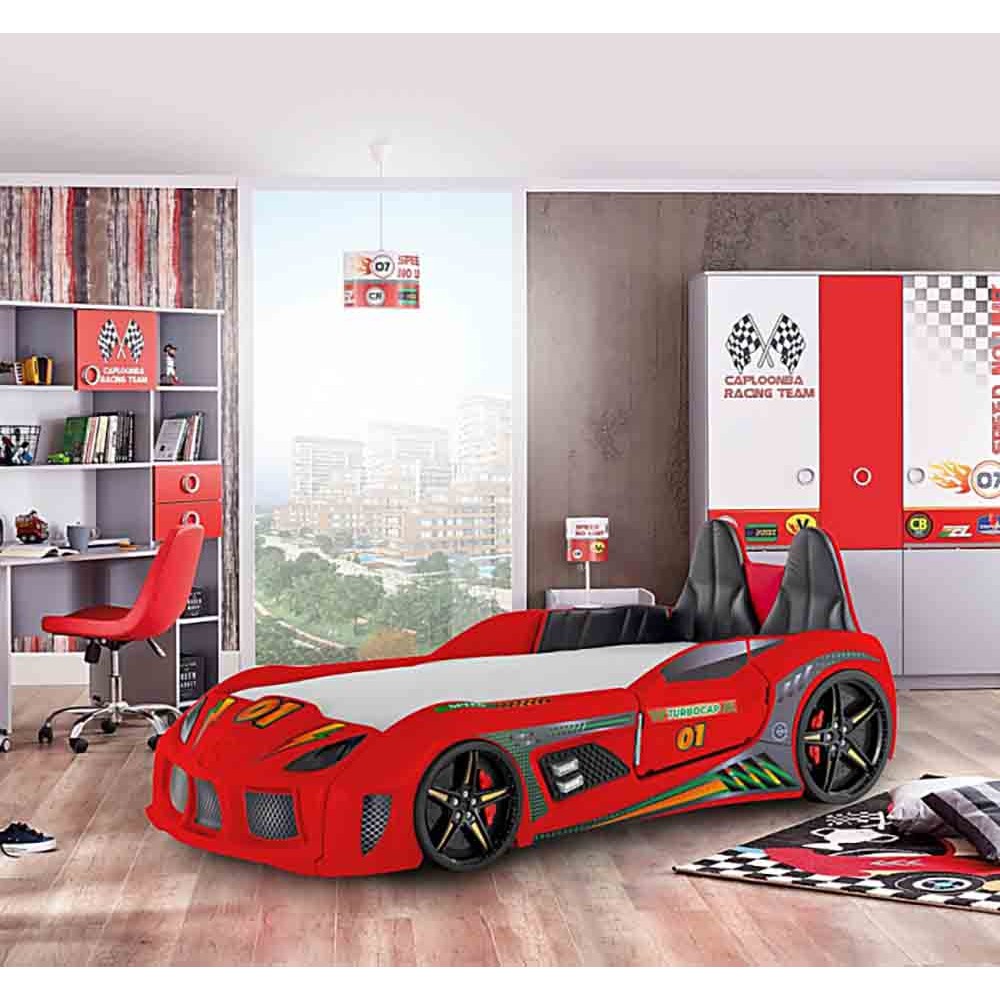 Cama con forma de coche de carreras | Sólo diseño y calidad para tu hijo.