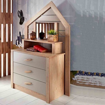 Commode pour enfants My House : jouets et vêtements toujours en ordre