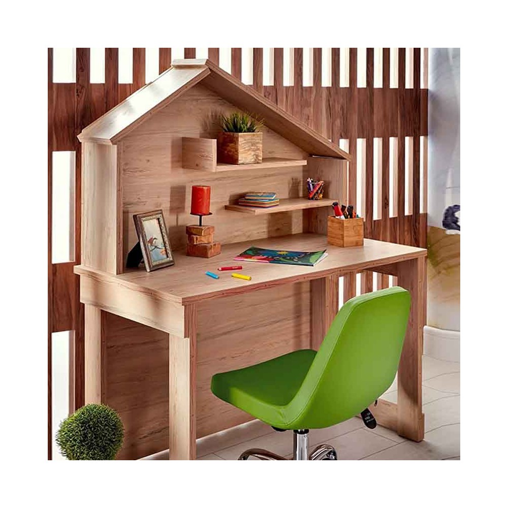 House-Shaped Desk: Your Little Creative Corner in Wood