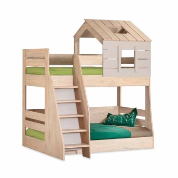 Eine Welt voller Fantasie: My House Line Etagenbett mit Waldmotiv