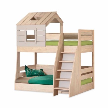 Eine Welt voller Fantasie: My House Line Etagenbett mit Waldmotiv