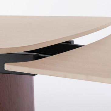 Table extensible Mailis avec plateau en grès cérame | Kasa-Store