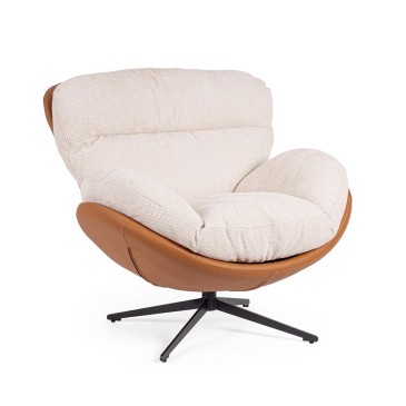 Fauteuil moderne Adinda par Bizzotto : design italien