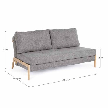 Modern sofa bed by Bizzotto: original and modern design