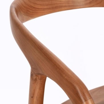 Silla de madera de teca adecuada para ambientes escandinavos | Tienda Kasa