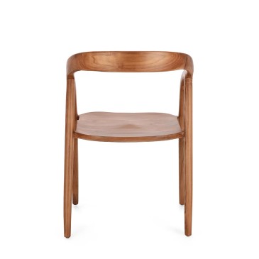 Teak wood chair suitable for Scandinavian environments | Kasa-Store