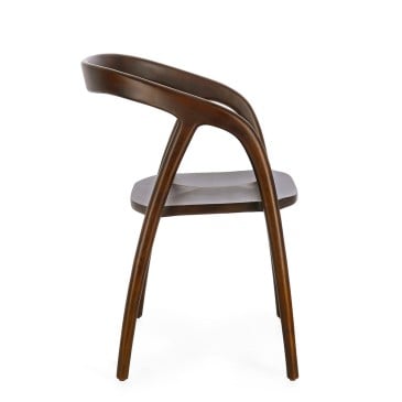 Teak wood chair suitable for Scandinavian environments | Kasa-Store