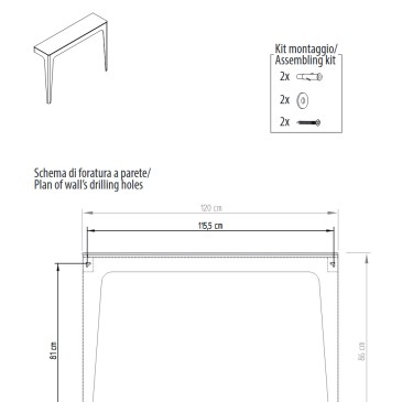 Consola Pezzani Bridge com...