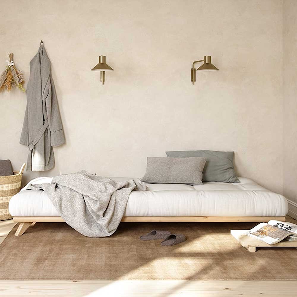 Letto Giapponese in Pino: Elevato, 4 Misure, Comfort e Design