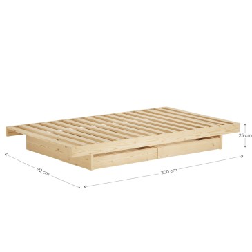 Kanso Tatami Bed with 2 or...