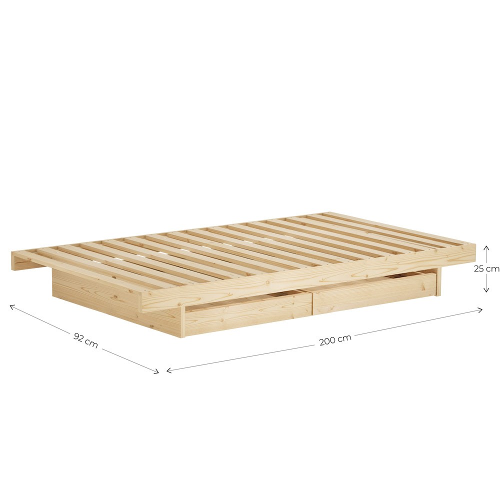 Kanso Bed: Elegant Design and Smart Storage for Small Spaces