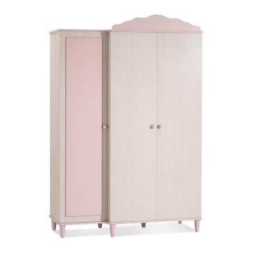 3-door bedroom wardrobe: modern design, large space and functional