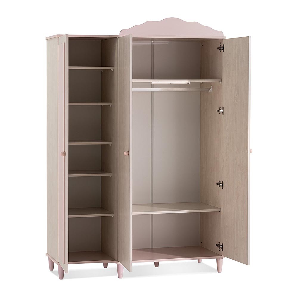 3-door bedroom wardrobe: modern design, large space and functional