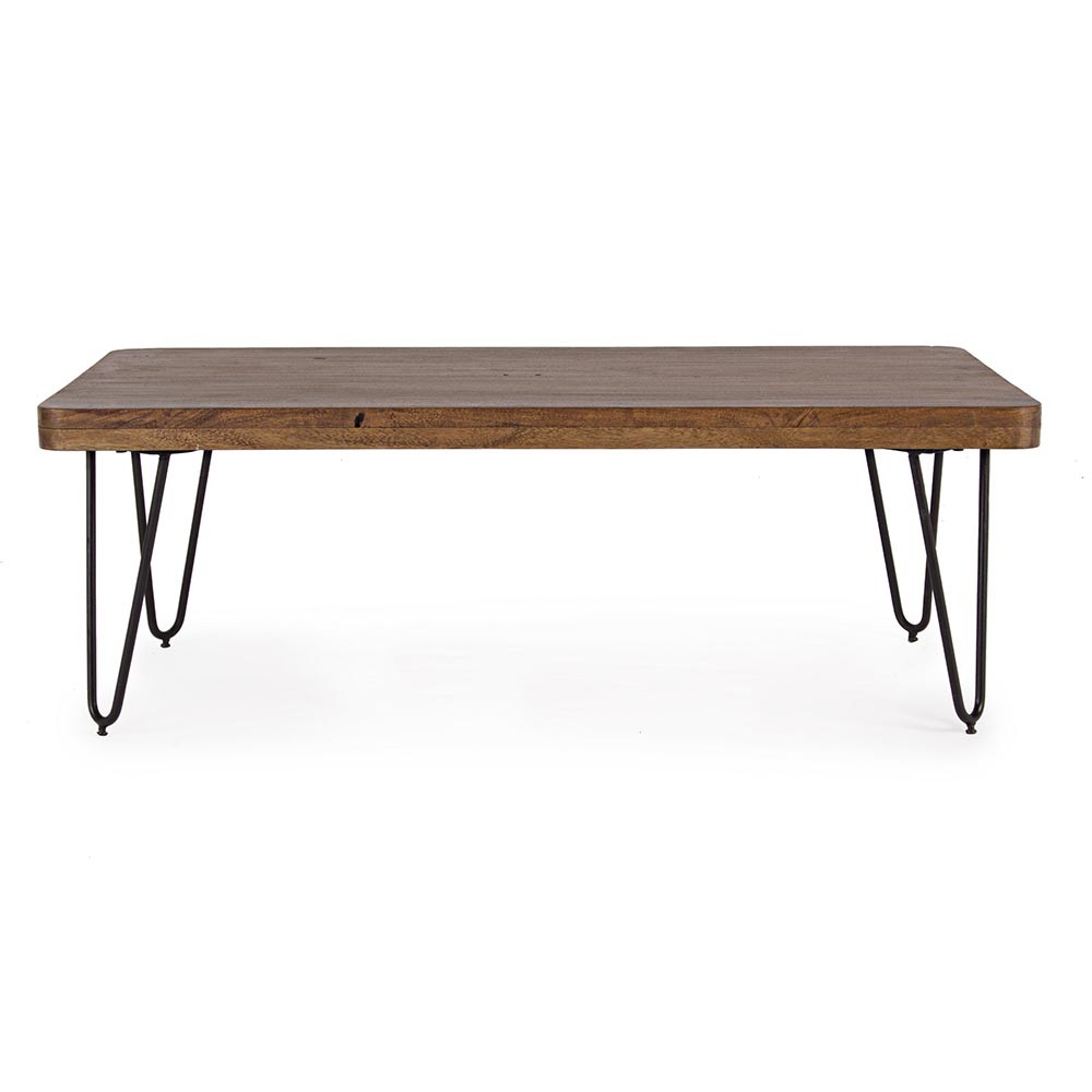 Edgar coffee table made by Bizzotto with acacia top | kasa-store