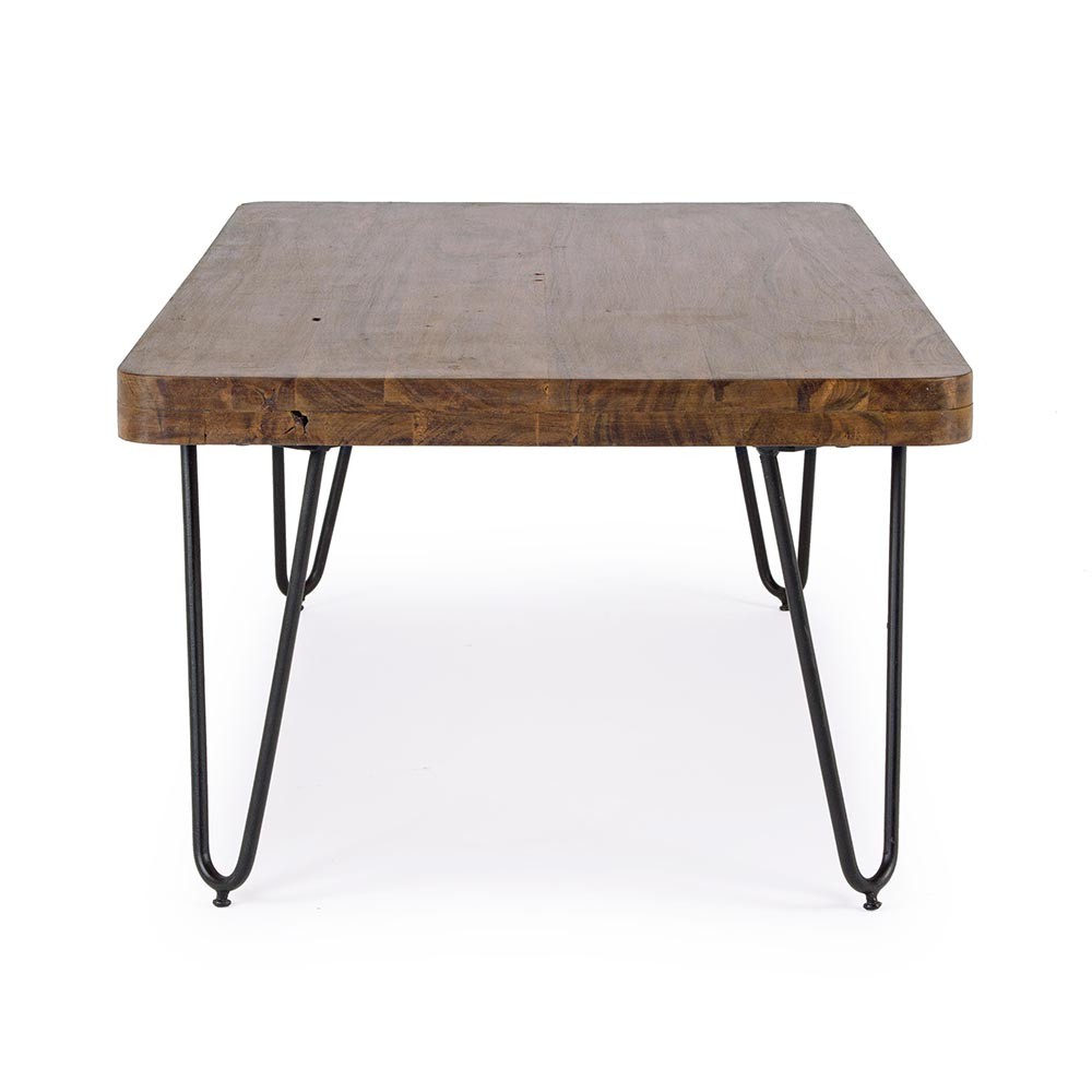 Edgar coffee table made by Bizzotto with acacia top | kasa-store