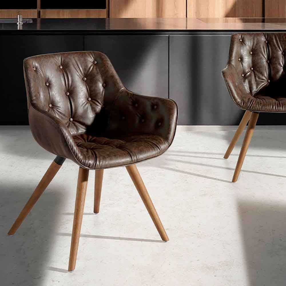 Upholstered Chair 4072 by Angel Cerdà | Elegance Just a Click Away