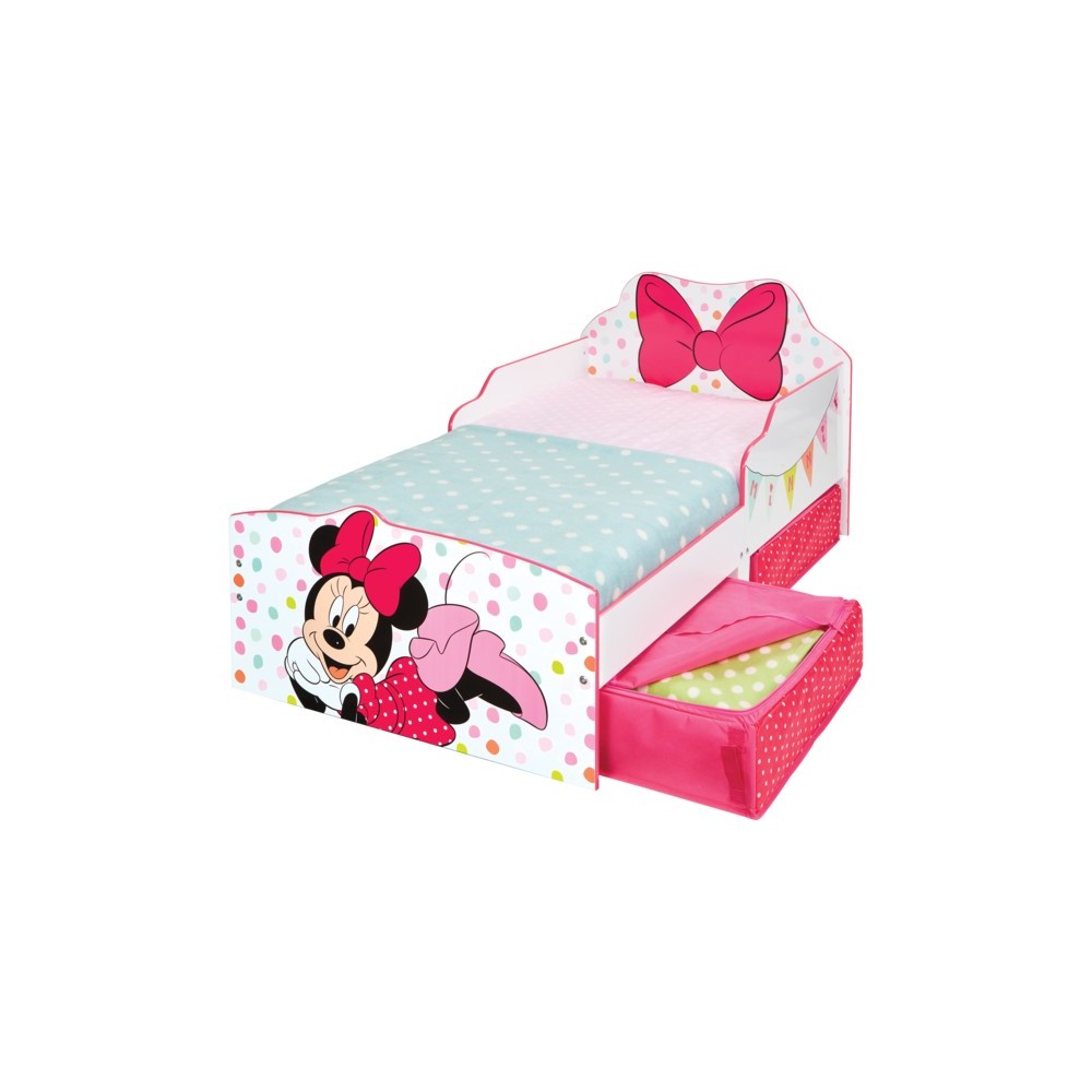 verkenner Persoonlijk aspect Minnie Mouse bed met anti-valrand ideaal voor een klein meisje