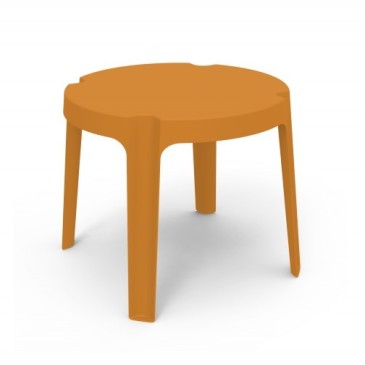 Table basse d'extérieur empilable Resol Rita en polyéthylène disponible en différentes couleurs