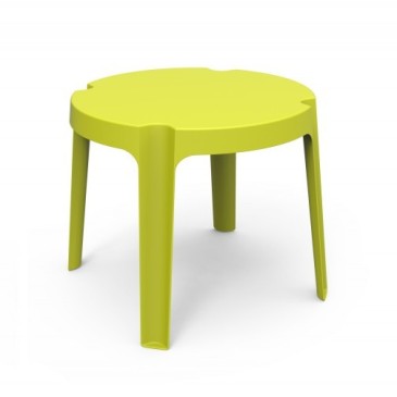 Table basse d'extérieur empilable itamoby Rita en polyéthylène disponible en différentes couleurs