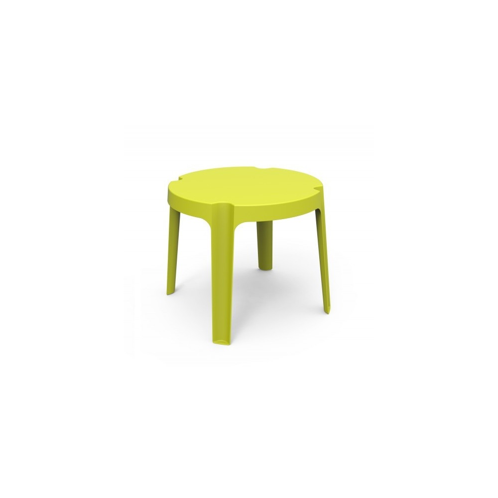 itamoby Table basse d'extérieur empilable Rita en polyéthylène disponible en différentes couleurs