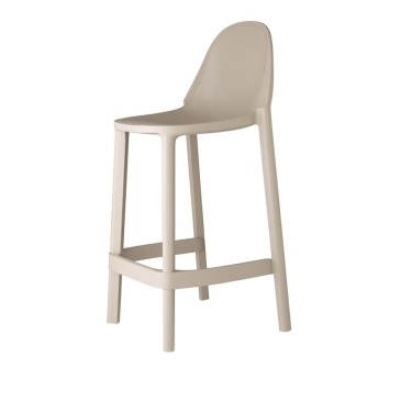 Hocker plus taubengrauer Schorf h 75