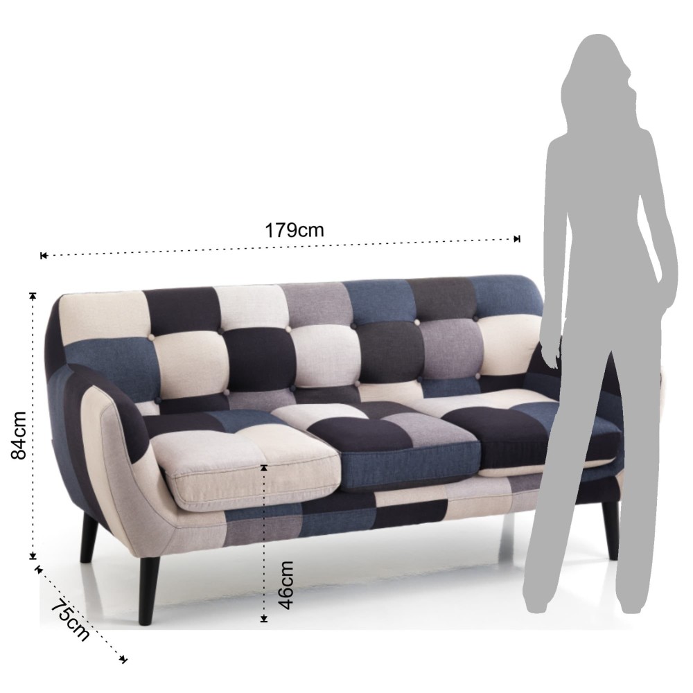 Gialos moderna sofa Tomasucci s 2 ili 3 sjedala