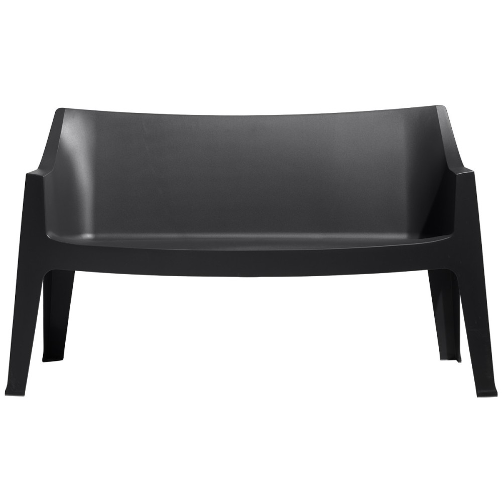 cuddly black outdoor sofa by scab